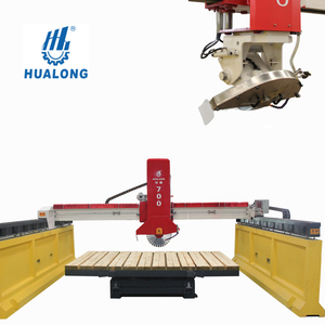 HUALONG Çin üretici HLSQ-700 doğal taş kesme makineleri kızılötesi taş köprü kuvars mermer için testere