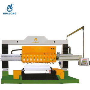 Hualong Stone Machinery Ganit Mermer Sütun HLPM-10 için Otomatik Taş Ark Döşeme Parlatma Makinesi